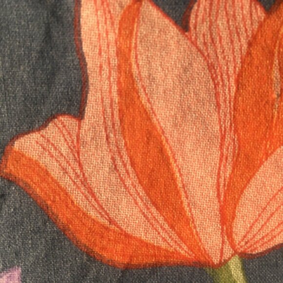 new NAVY Wild Sage 100% Cotton Julianna Floral 66"W x 93"L Twin XL Comforter - Picture 2 of 10